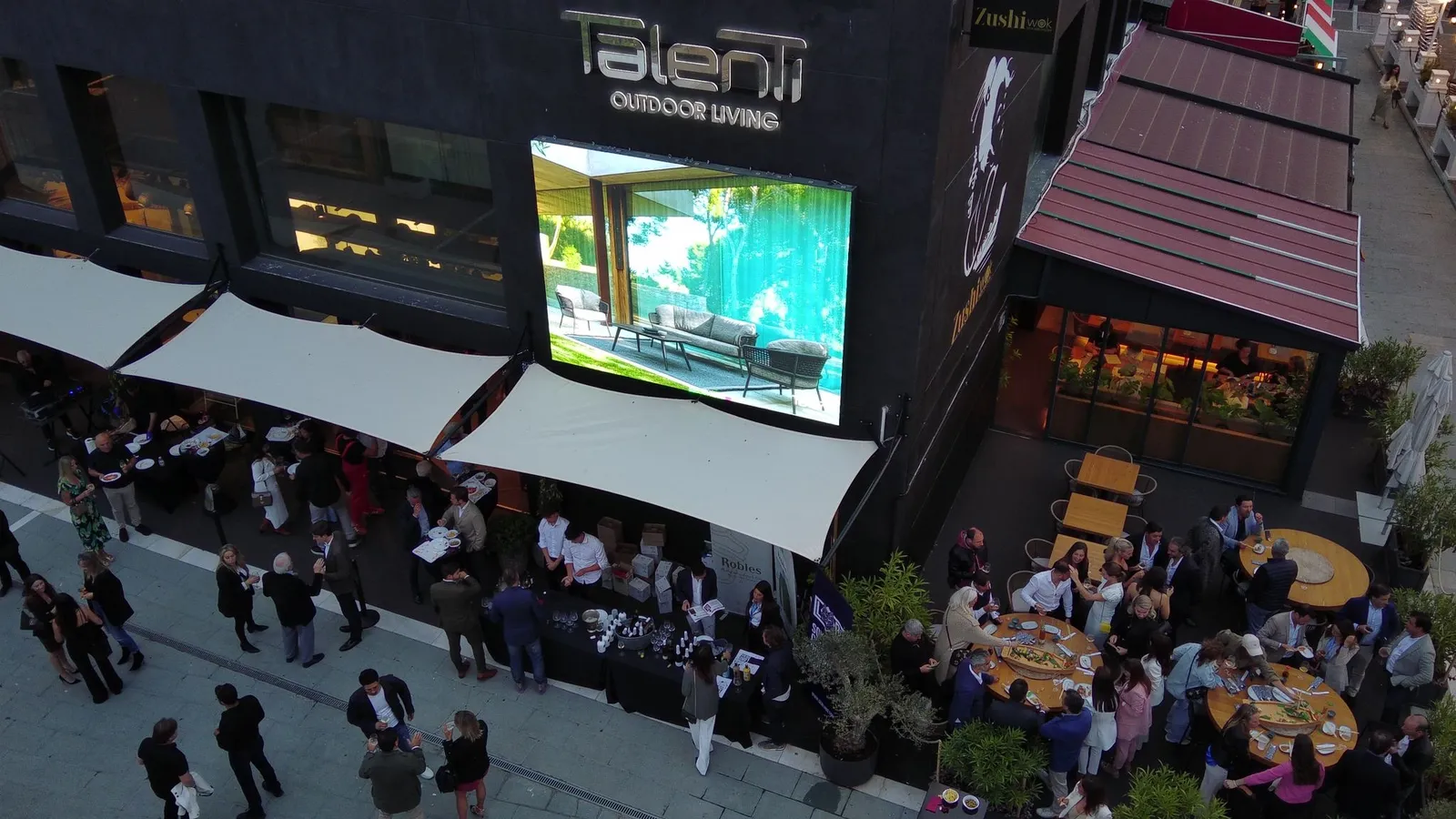 Evento en la terraza de ZUSHI WOK